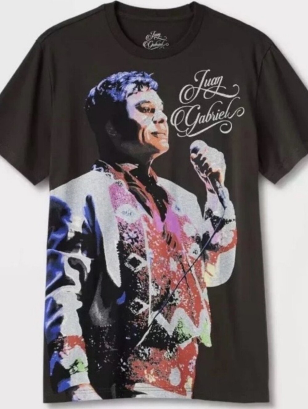 Juan Gabriel Graphic Tee Black M - Picture 2 of 7